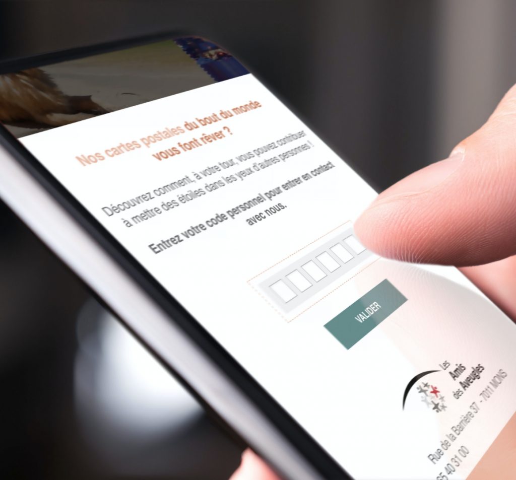 Site web responsive mobile